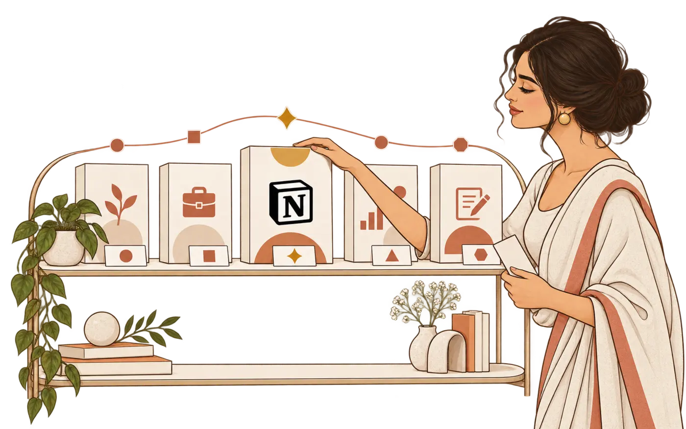Notion business system illustration